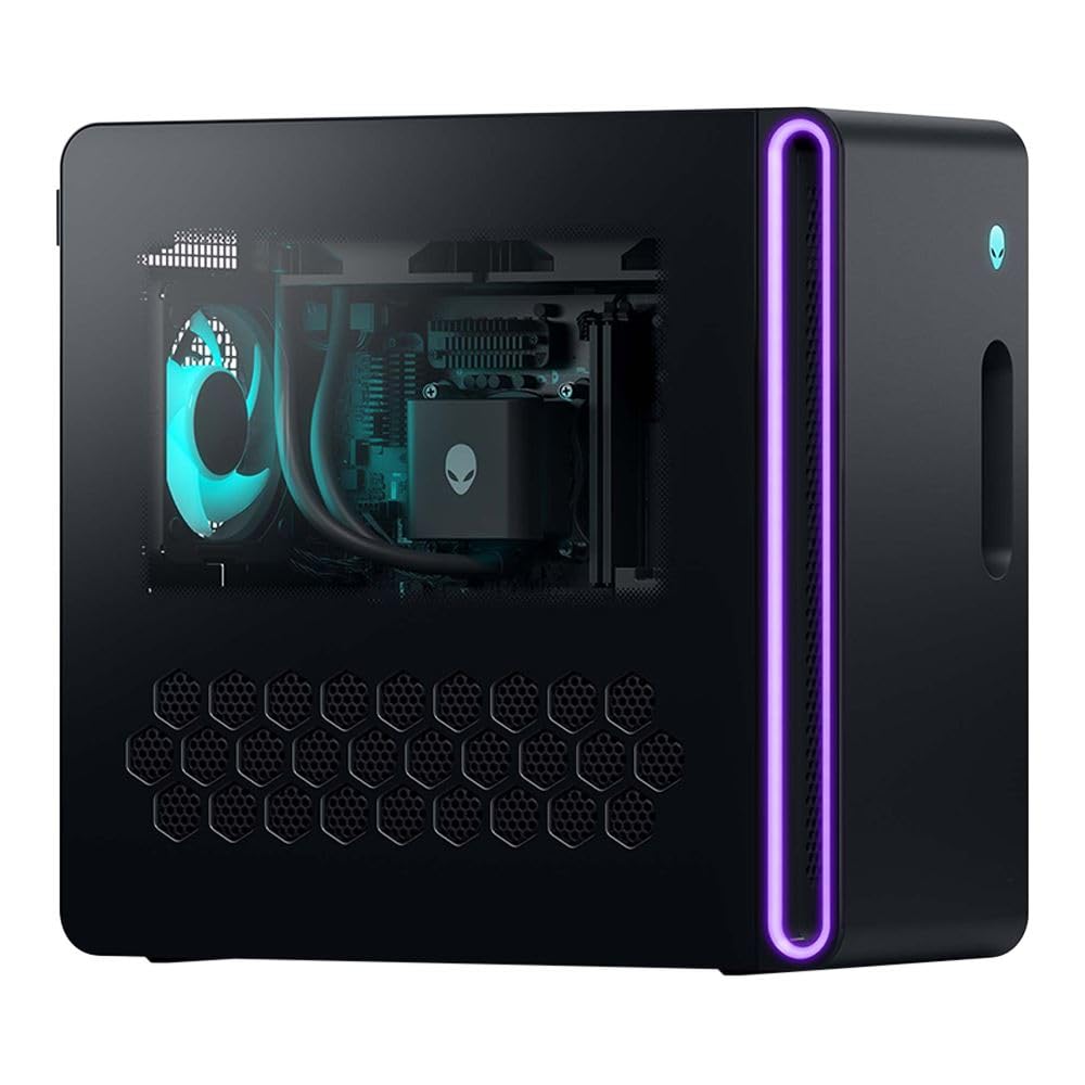 Alienware Aurora ACT1250 Gaming Desktop + Home Security Essential Anti-Virus (3-Year, 1-Device) Bundle - Intel Core Ultra 9 285K, NVIDIA GeForce RTX 5080 16GB GDDR7, 32GB DDR5, 2TB SSD, Liquid Cooled KelvyPro