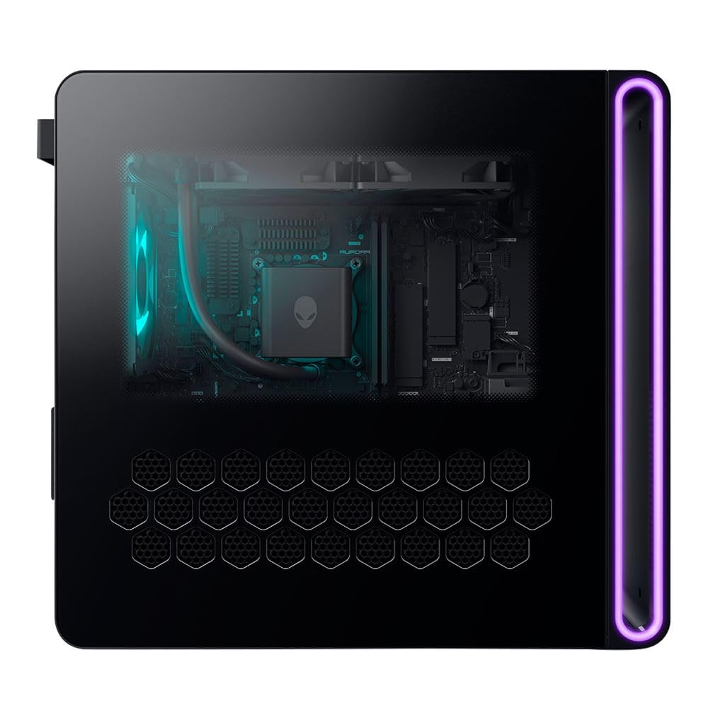 Alienware Aurora ACT1250 Gaming Desktop + Home Security Essential Anti-Virus (3-Year, 1-Device) Bundle - Intel Core Ultra 9 285K, NVIDIA GeForce RTX 5080 16GB GDDR7, 32GB DDR5, 2TB SSD, Liquid Cooled KelvyPro