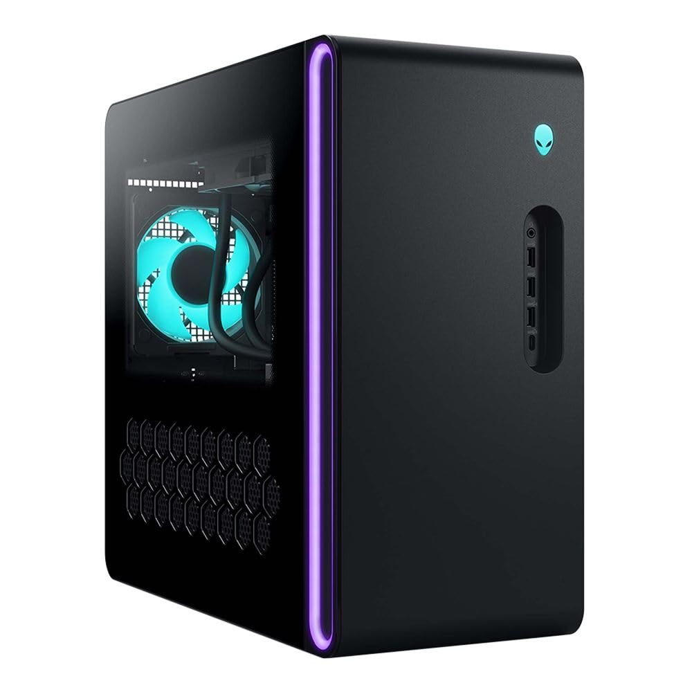 Alienware Aurora ACT1250 Gaming Desktop + Home Security Essential Anti-Virus (3-Year, 1-Device) Bundle - Intel Core Ultra 9 285K, NVIDIA GeForce RTX 5080 16GB GDDR7, 32GB DDR5, 2TB SSD, Liquid Cooled KelvyPro