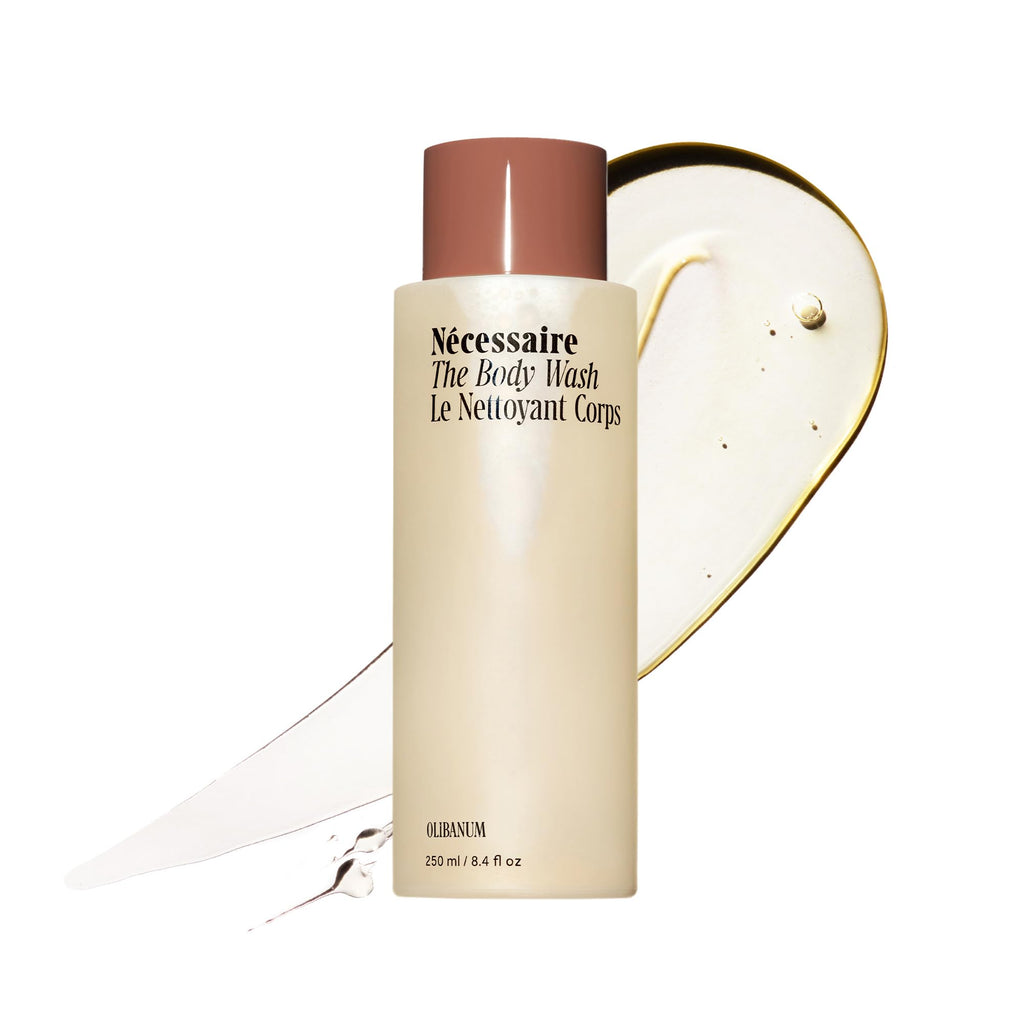 Nécessaire The Body Wash Olibanum - Multi-Oil Shower Gel Body Wash for Women + Men. Non-Comedogenic + Hypoallergenic for Sensitive Skin with Niacinamide. 8.4 Fl Oz. Nécessaire