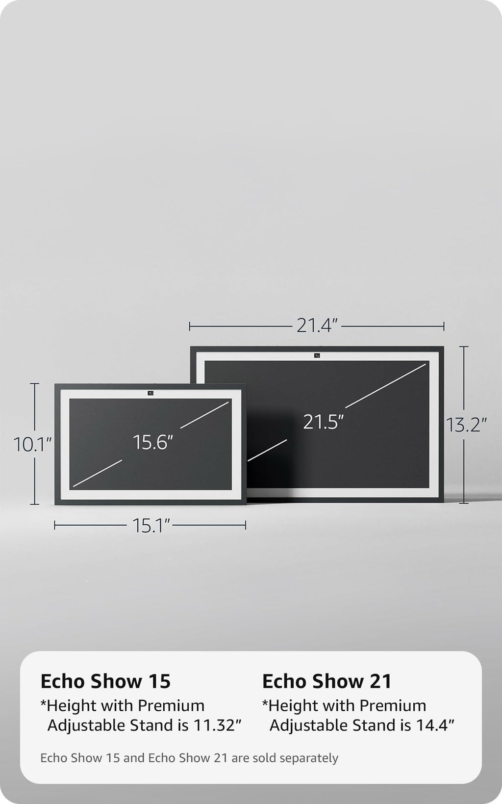 Amazon Echo Show 15 (newest model), Full HD 15.6" kitchen hub for home organization, with built-in Fire TV, Designed for Alexa+ Amazon