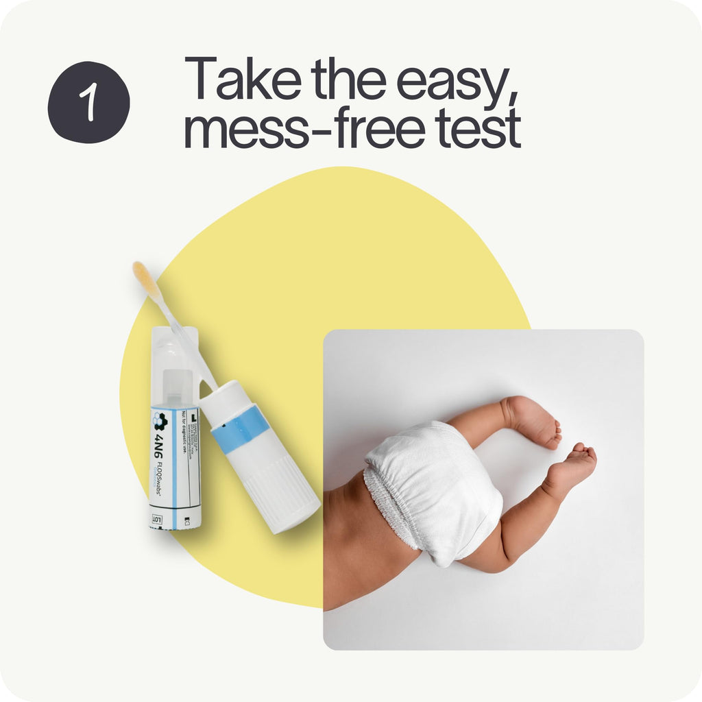 Tiny Health Baby Gut Health Test Kit for Babies and Toddlers, Fast & Mess-Free with Easy at Home Test, 3-4 Weeks Results, Expert Insights Tiny Health