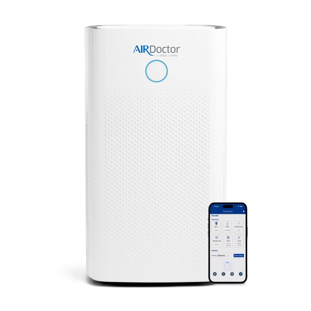 AIRDOCTOR AD5500 Smart App Air Purifier. Cleans Whole Home, XL Rooms Up to 4172 ft2. Removes Smoke, Dust, Pet Hair, Odors, Pollen. Hospital-Grade UltraHEPA, Premium Carbon Filtration AIRDOCTOR