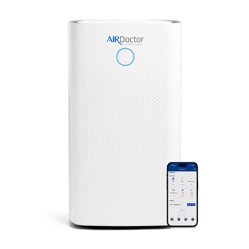 AIRDOCTOR AD5500 Smart App Air Purifier. Cleans Whole Home, XL Rooms Up to 4172 ft2. Removes Smoke, Dust, Pet Hair, Odors, Pollen. Hospital-Grade UltraHEPA, Premium Carbon Filtration AIRDOCTOR