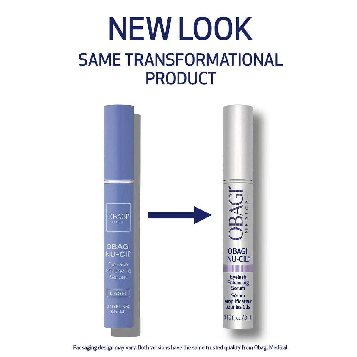 Obagi Nu-Cil Eyelash Enhancing Serum – Nourishing Lash Serum with Biotin for Thicker & More Defined-Looking Lashes – 0.1 oz Obagi Medical