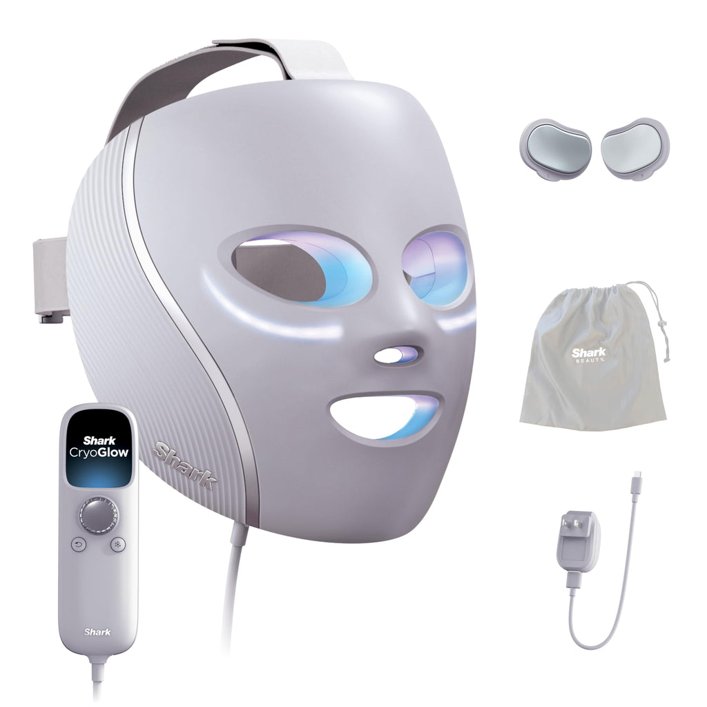 Shark CryoGlow LED Face Mask in Lilac Frost, FW312PL Shark