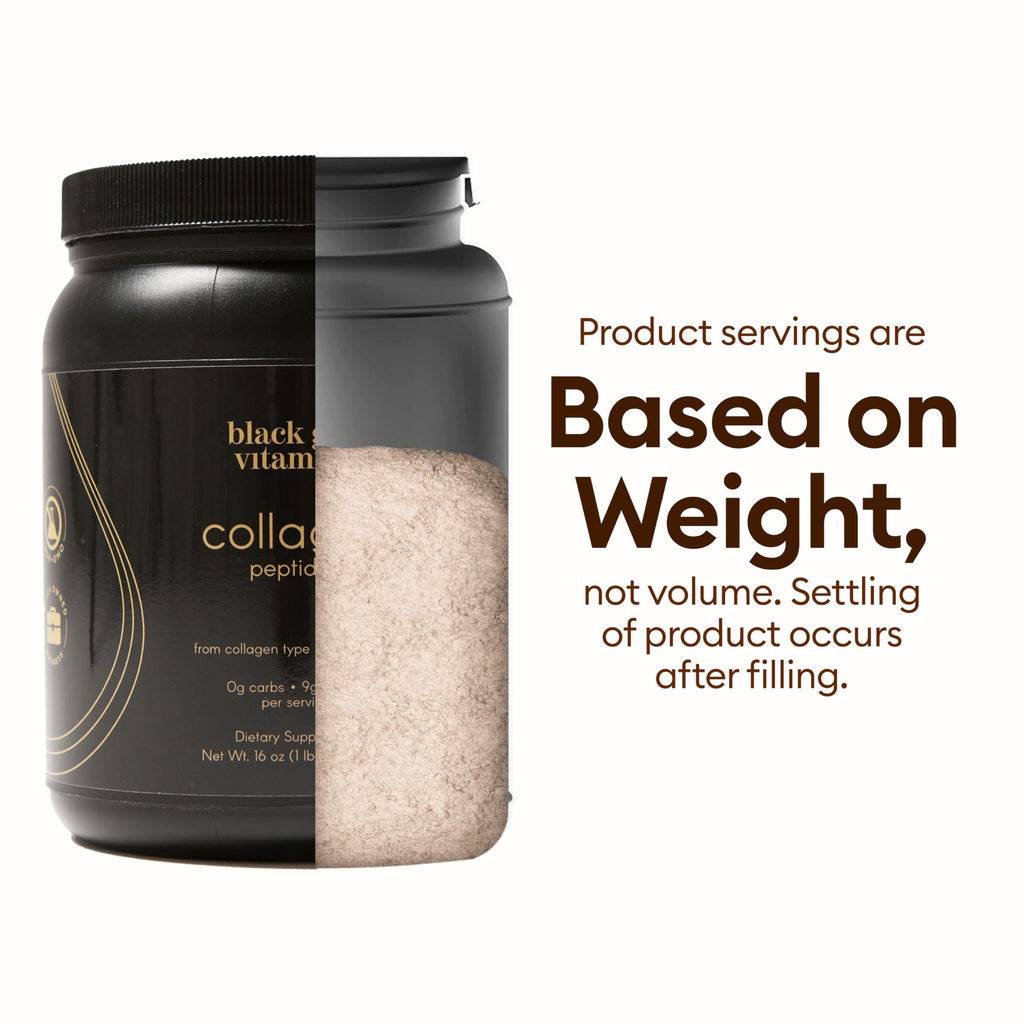 Black Girl Vitamins | Collagen Peptides Powder - Collagen for Skin, Hair & Nails - Unflavored Hydrolyzed Collagen Powder, Dairy-Free, Gluten-Free Collagen for Women and Men - 16oz Black Girl Vitamins