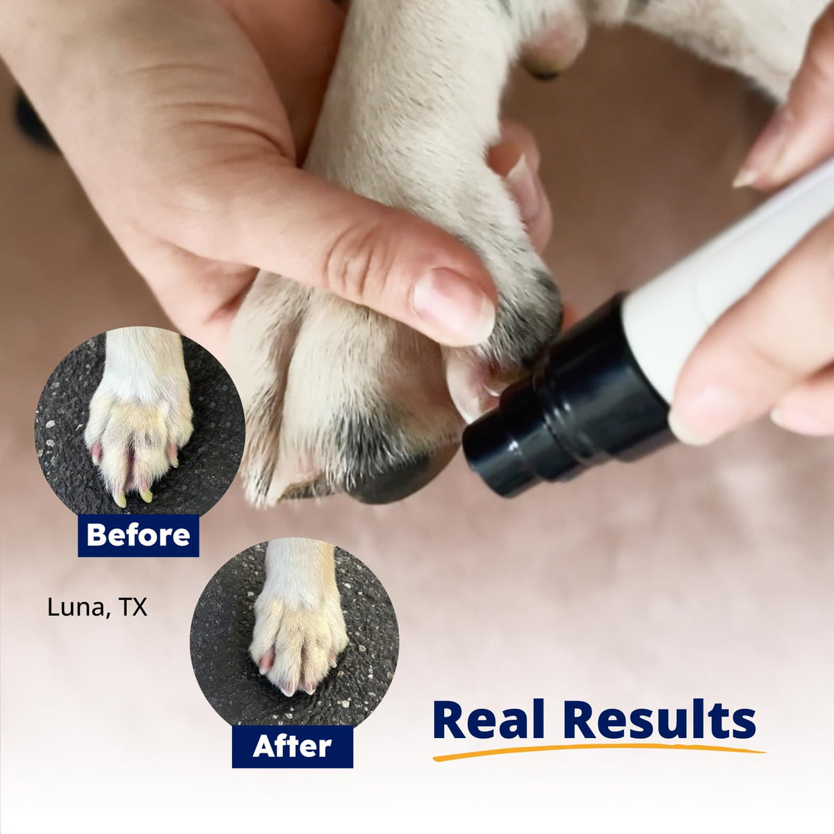 Heusom Silent Groom Pro Pet Nail Grinder | Whisper Quiet Claw Trimmer for Dogs, Cats and Other Animals | Safe & Stress Free Nail Grooming, Ideal for Sensitive Dogs of All Breeds & Sizes Heusom
