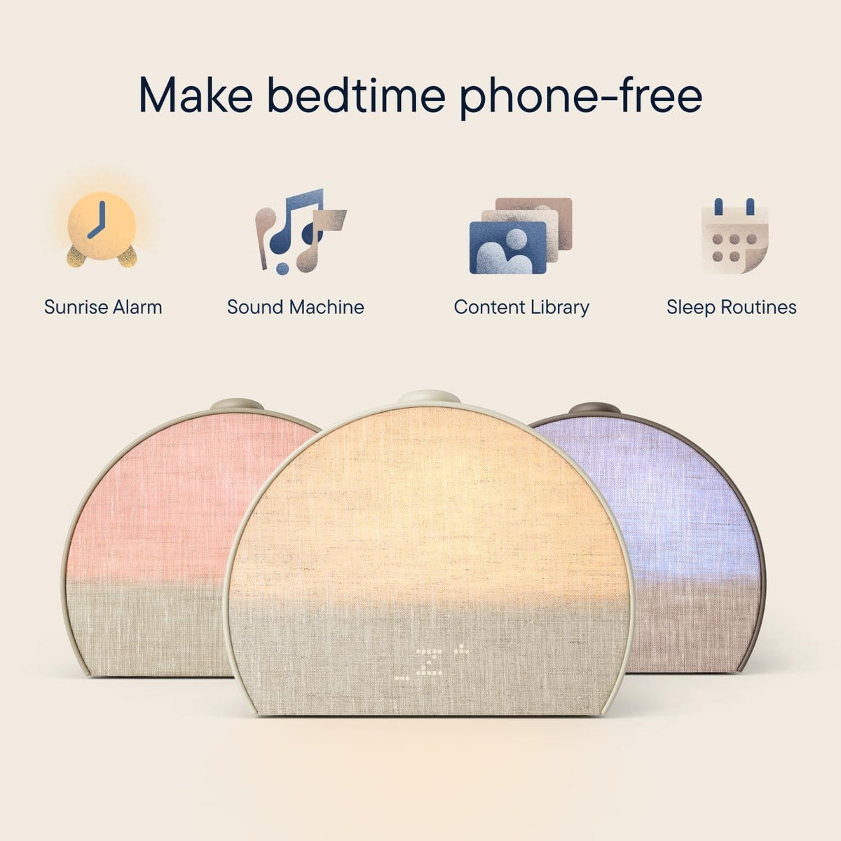 Hatch Restore 3 | Sunrise Alarm Clock, Smart Light, Sleep Audio (Putty) Hatch Baby