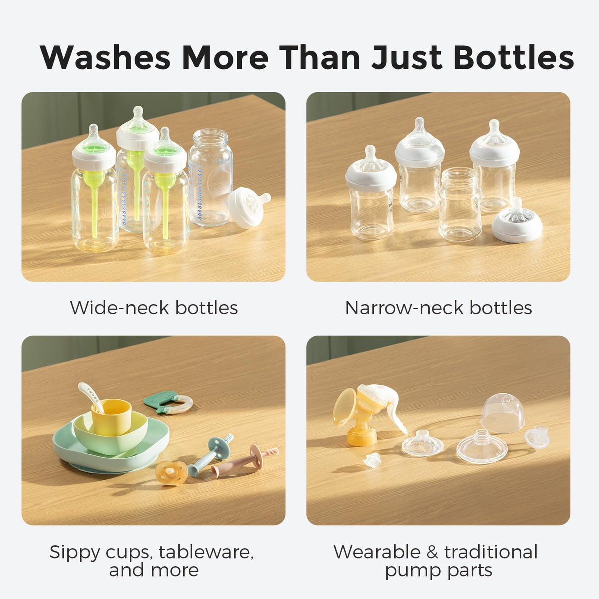 Momcozy KleanPal Pro Baby Bottle Washer, Sterilizer & Dryer - All-in-One Cleaning Machine for Bottles, Pump Parts & Baby Essentials - Time-Saving & Effortless Care Momcozy