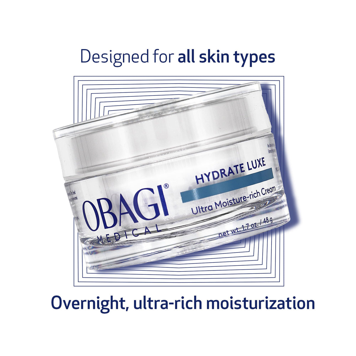 Obagi Medical Hydrate Luxe Moisture-Rich Cream, Avocado, 1.7 Ounce Obagi Medical