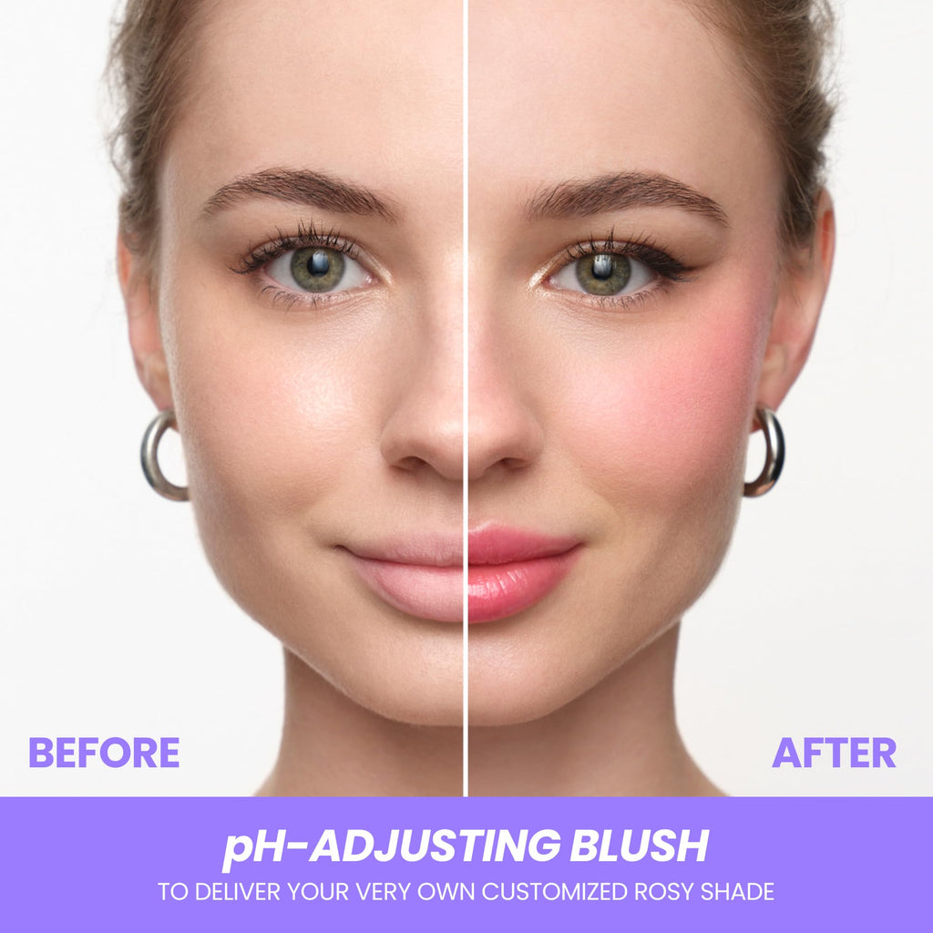 Wonderskin Cream Blush Stick pH-Activated - pHlush Stick Multi-Use, Blush for Cheeks and Lips, Cooling Nourishing Color-Adjusting Makeup Wonderskin
