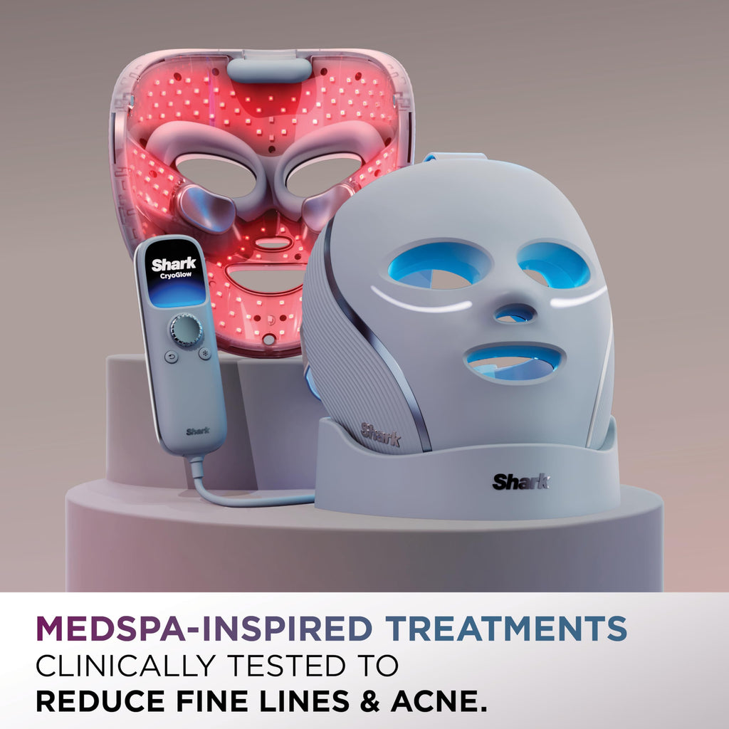 Shark CryoGlow LED Face Mask in Lilac Frost, FW312PL Shark