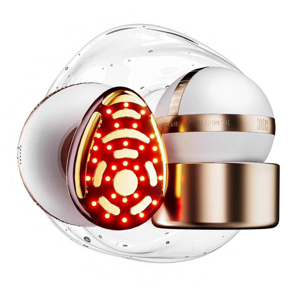 INIA SPHERA Upgraded 8-in-1 Microcurrent Facial Device for Face & Neck INIA