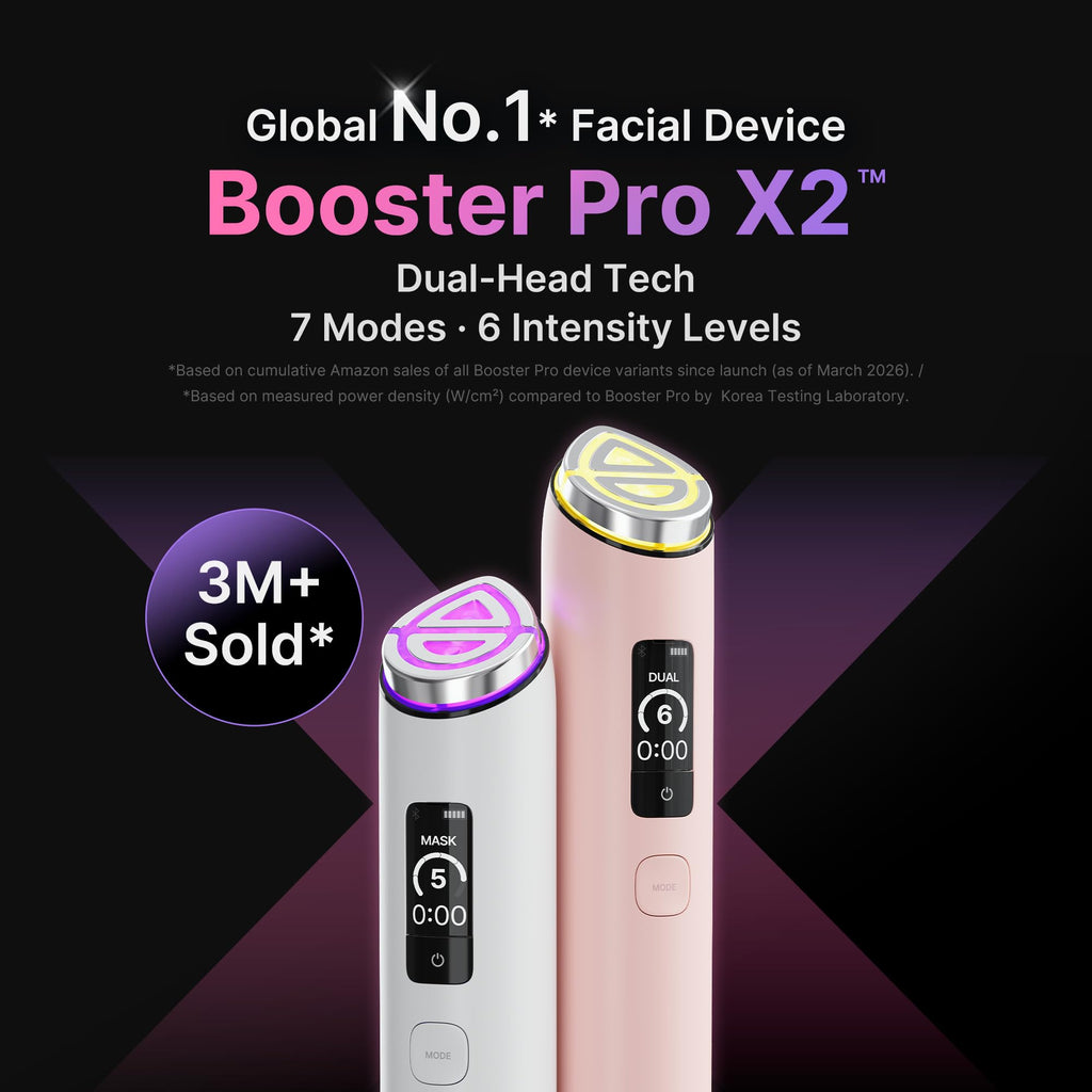 medicube Booster Pro X2™ - 7 in 1 Glow Beauty Device, 2X Glow Care, Pink medicube