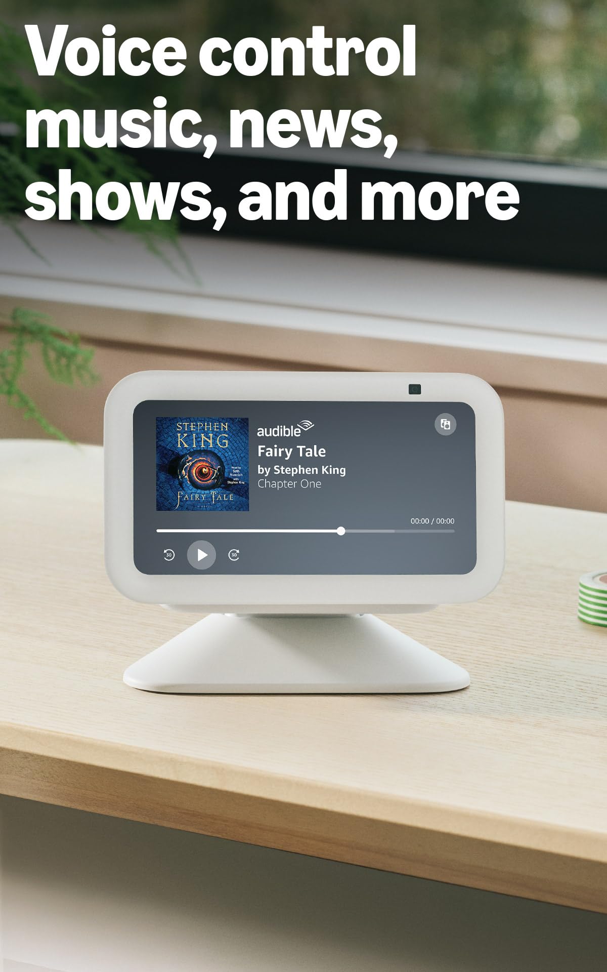 Amazon Echo Show 5 (newest model), Smart display, Designed for Alexa+, 2x the bass and clearer sound, Charcoal Amazon