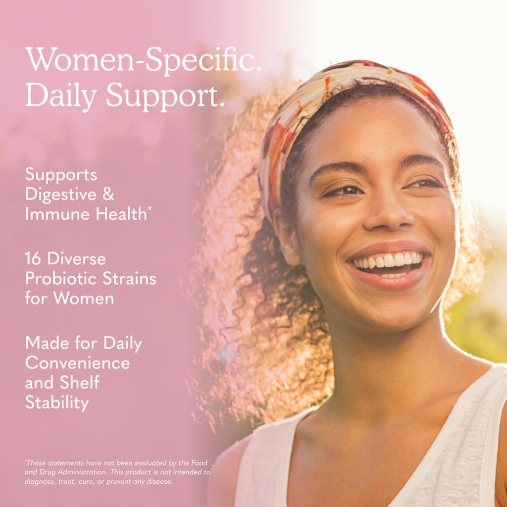 Garden of Life Dr. Formulated Once Daily Women's Probiotics with 50 Billion CFU & Organic Prebiotics – Vaginal Health, Digestive Support, Immune Support, Dairy Free, 30 Capsules Garden of Life