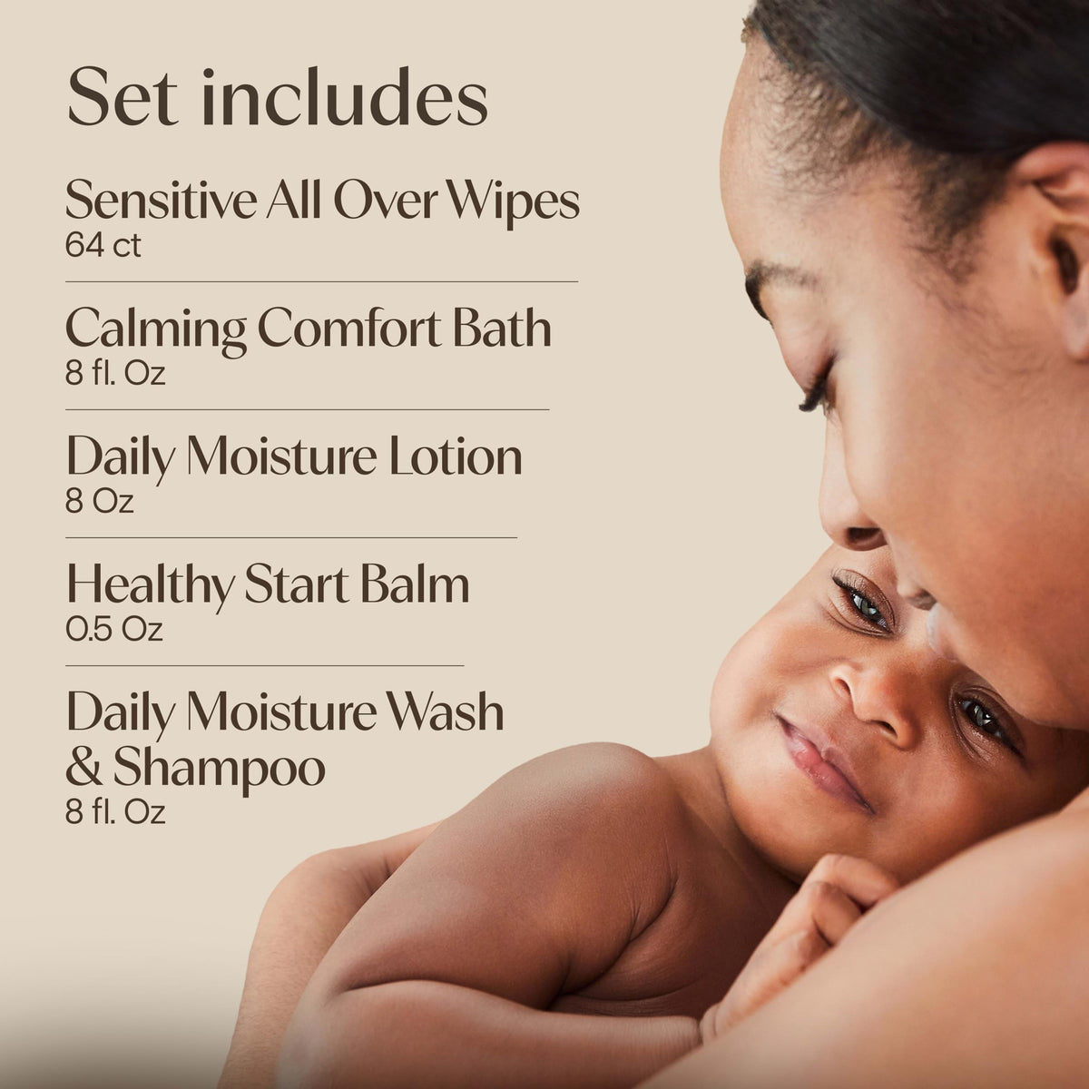 Aveeno Baby Welcome Little One Gift Set, Baby Essentials Set with Daily Moisture Wash and Shampoo, Calming Comfort Bath, Sensitive All Over Wipes, Body Lotion, & Healthy Start Balm, 5 Items Aveeno Baby