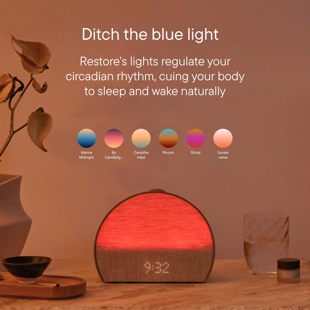 Hatch Restore 3 | Sunrise Alarm Clock, Smart Light, Sleep Audio (Putty) Hatch Baby
