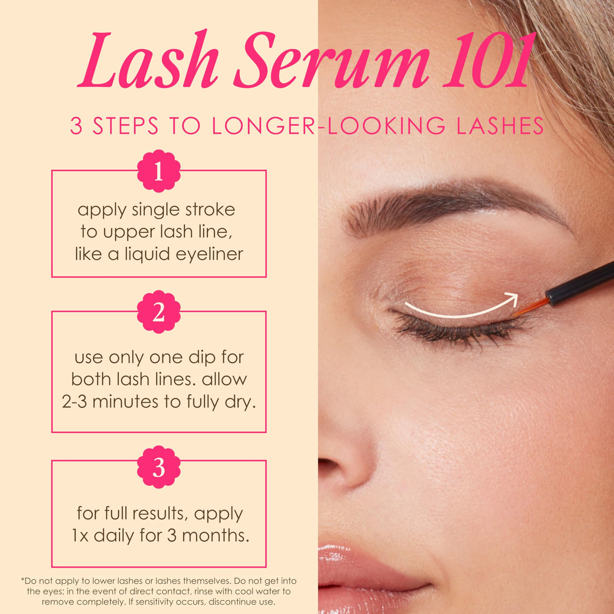 Grande Cosmetics GrandeLASH-MD Lash Enhancing Serum - Peptide & Vitamin Infused Formula for Longer, Thicker, Fuller Looking Lashes - Ophthalmologist Tested, Cruelty-Free, 6 Week Supply (1mL) Grande Cosmetics