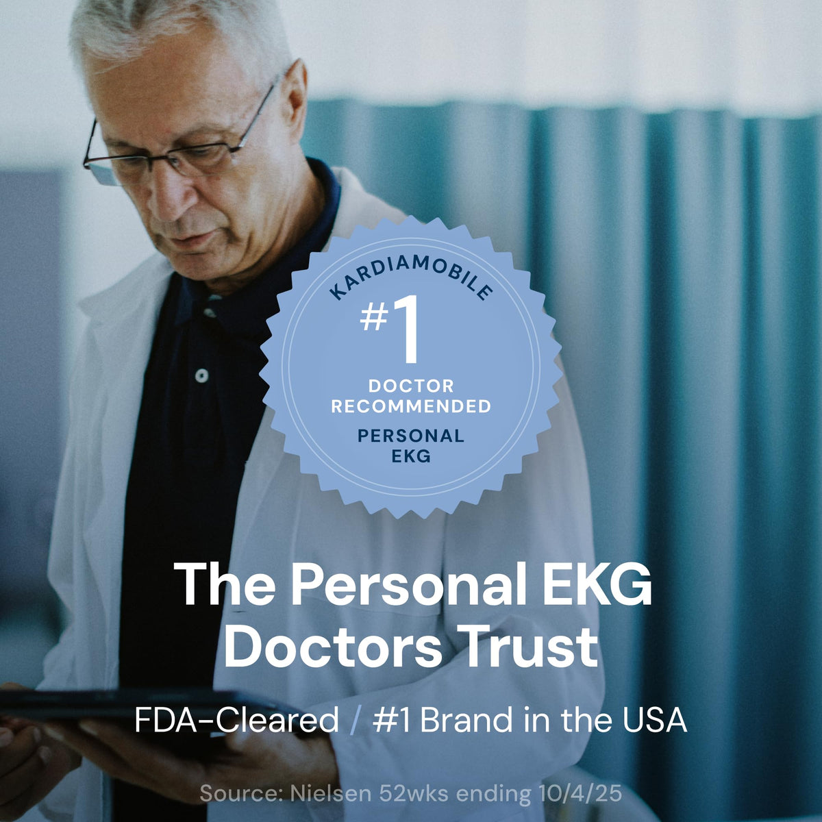 KardiaMobile 1-Lead EKG Monitor, Medical-Grade FDA-Cleared Personal Heart Monitor, Detects Normal, AFib & Arrhythmias, 30 Second Results, Works with Most Smartphones, HSA&FSA Eligible KARDIAMOBILE