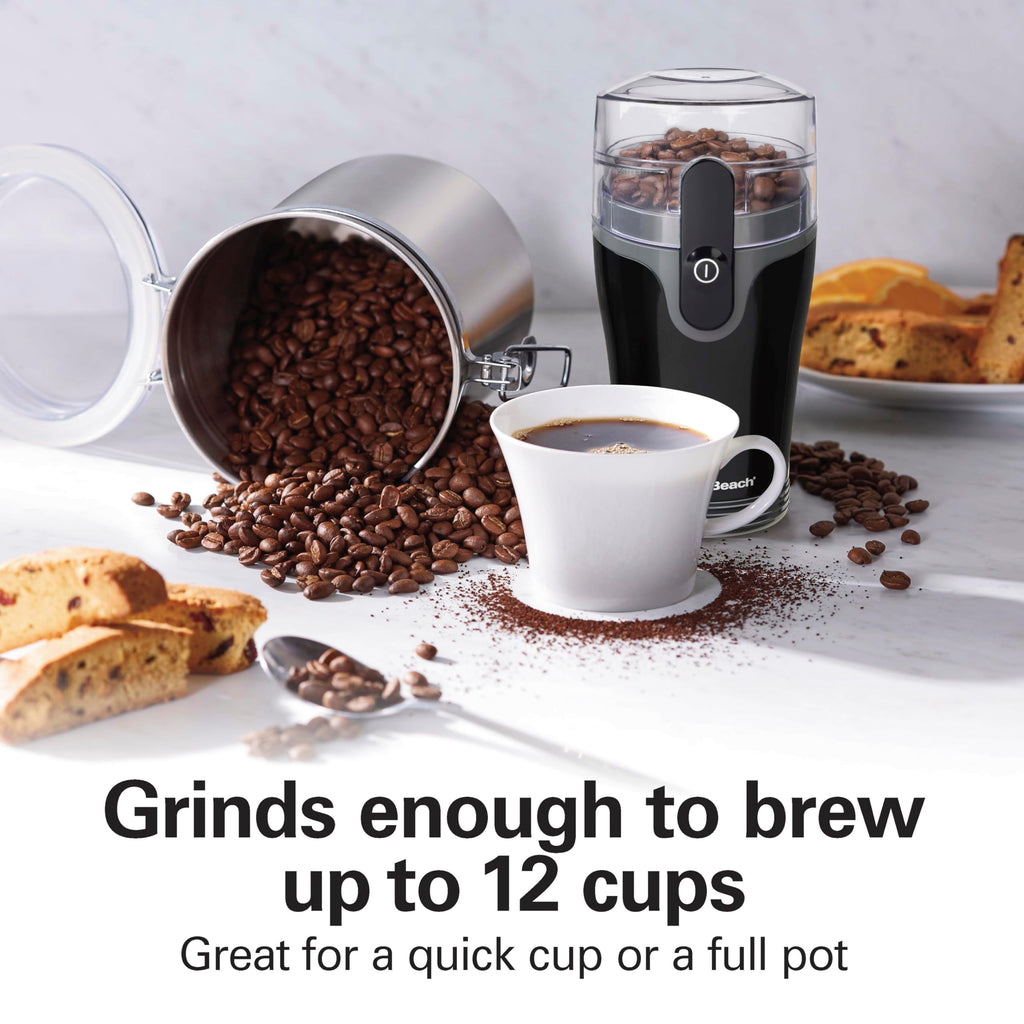 Hamilton Beach Fresh Grind Electric Coffee Grinder For Up To 12 Cups Hamilton Beach