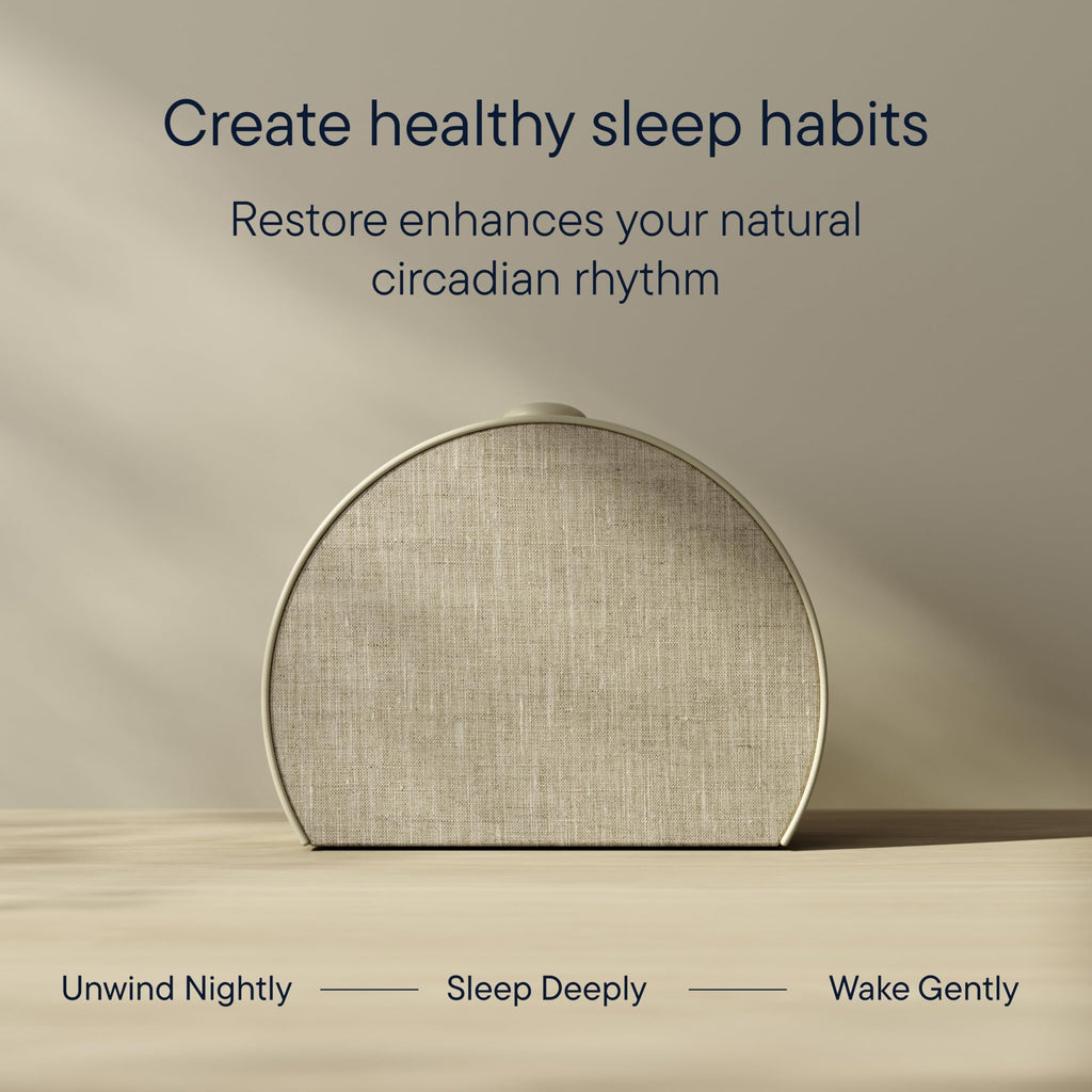 Hatch Restore 3 | Sunrise Alarm Clock, Smart Light, Sleep Audio (Putty) Hatch Baby