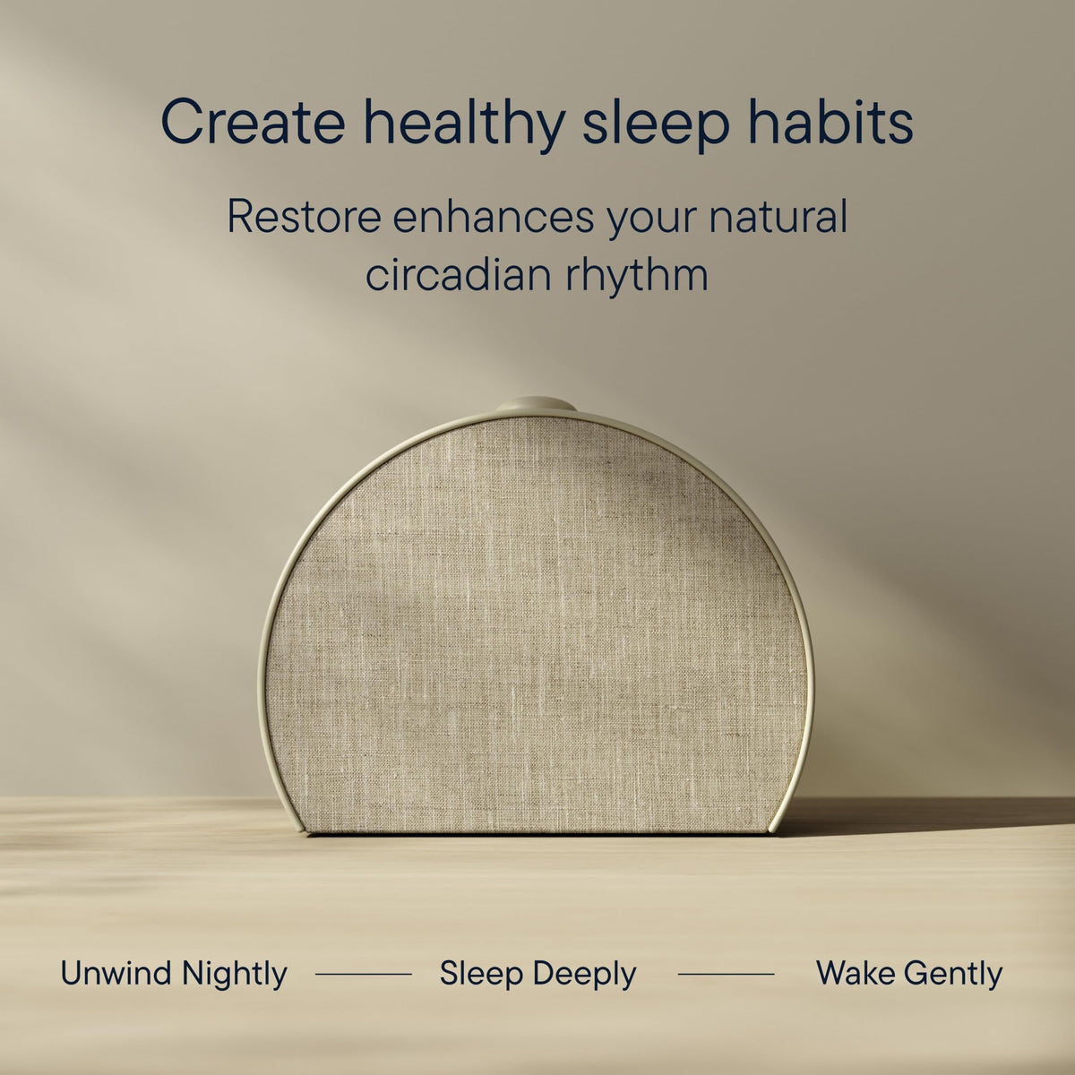 Hatch Restore 3 | Sunrise Alarm Clock, Smart Light, Sleep Audio (Putty) Hatch Baby