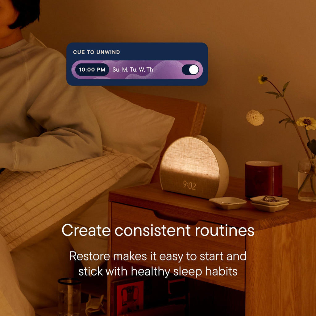 Hatch Restore 3 | Sunrise Alarm Clock, Smart Light, Sleep Audio (Putty) Hatch Baby
