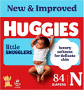 Huggies Little Snugglers Newborn Diapers, 84 Count