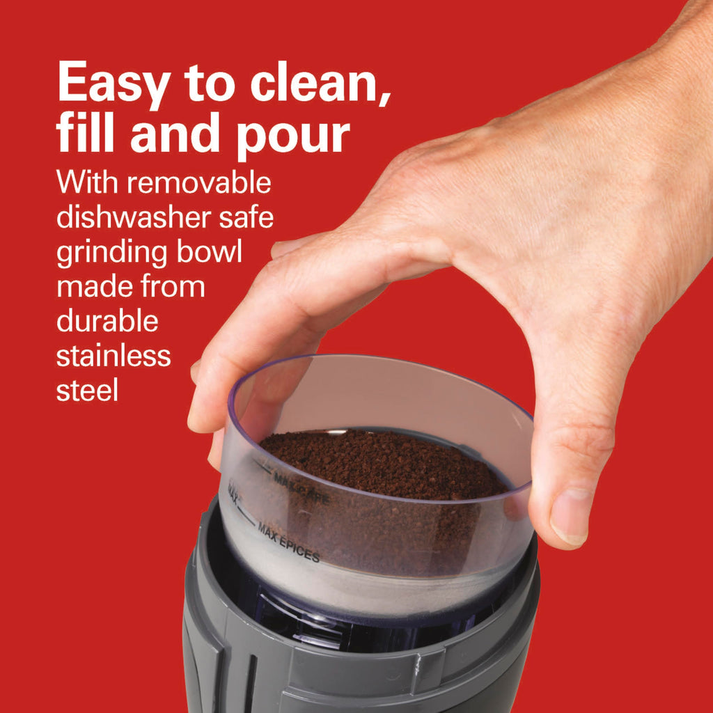 Hamilton Beach Fresh Grind Electric Coffee Grinder For Up To 12 Cups Hamilton Beach