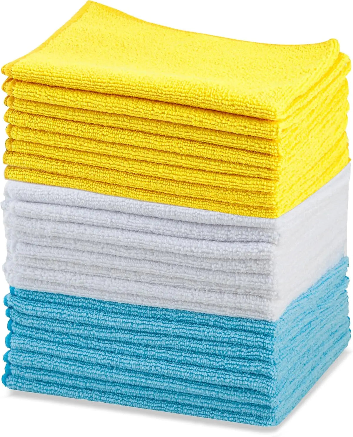 Amazon Basics Microfiber Cleaning Cloths, Pack of 24